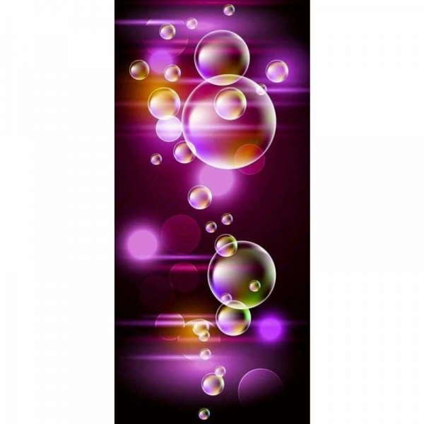 Pink Bubbles-Volledige boor Diamond Painting Abstract