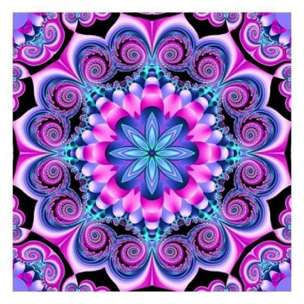 Hot Sale Crystal Abstracte Mandala Volledige Boor - 5D Diy Diamond Painting Kits BQ5006