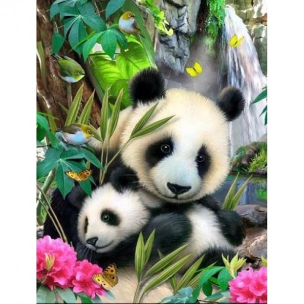 DIY diamant schilderij - Panda PIX-46