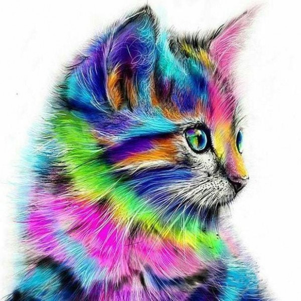 DIY Diamond Painting - Kattenkleuren PIX-221