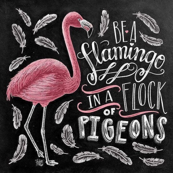 DIY Diamond Painting - Be A Flamingo Colors PIX-1216