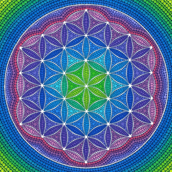 DIY diamant schilderij - Mandala PIX-857