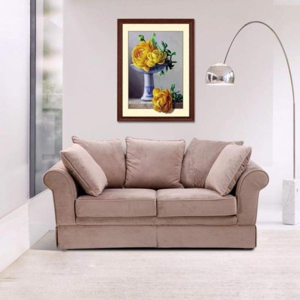 Volledige boor - 5D DIY Diamond Painting Kits Artistieke gele zonnebloemen