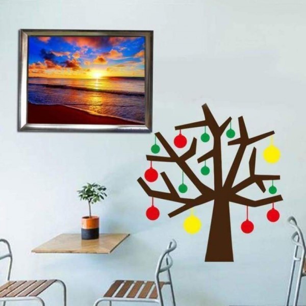 Volledige boor - 5D DIY Diamond Painting Kits Fantastic Sunset Sea Beach Summer