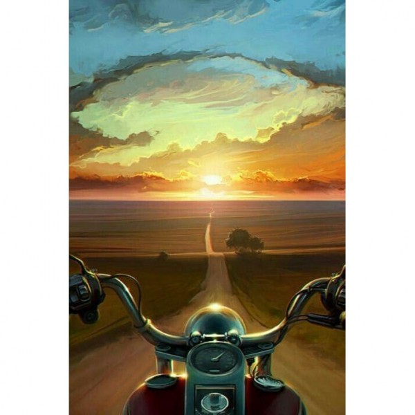 DIY diamant schilderij - Vintage PIX-1554