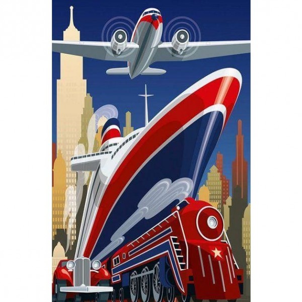 DIY diamant schilderij - Vintage PIX-1562