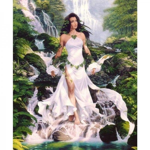 Volledige boor - 5D Diy Diamond Painting Kits Waterfall Beauty