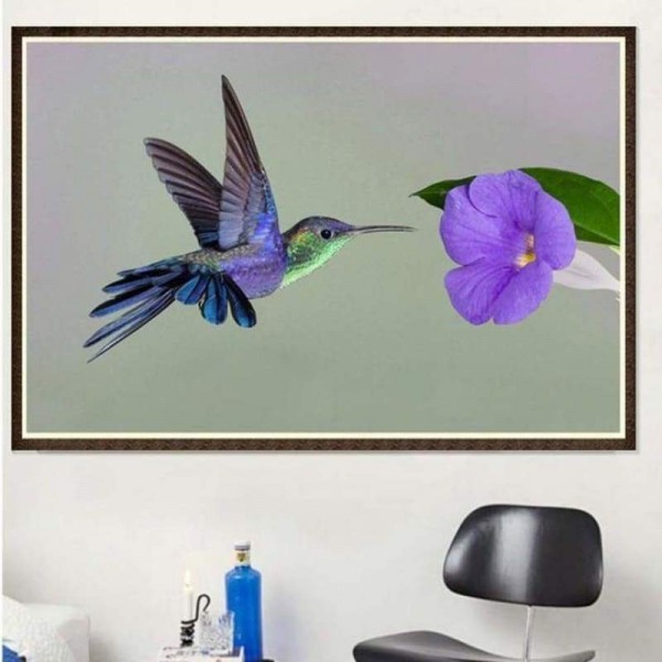 Volledige boor - 5D DIY Diamond Painting Kits Cartoon Bird Flower