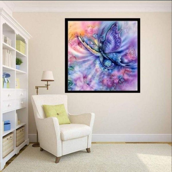 Volledige boor - 5D DIY Diamond Painting Kits Dream Colorful Butterfly