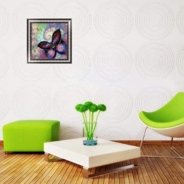 Volledige boor - 5D DIY Diamond Painting Kits Kleurrijke Crystal Dream Butterfly