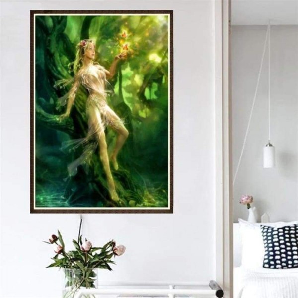 Volledige boor - 5D DIY Diamond Painting Kits Fantastische schoonheid en vlinder