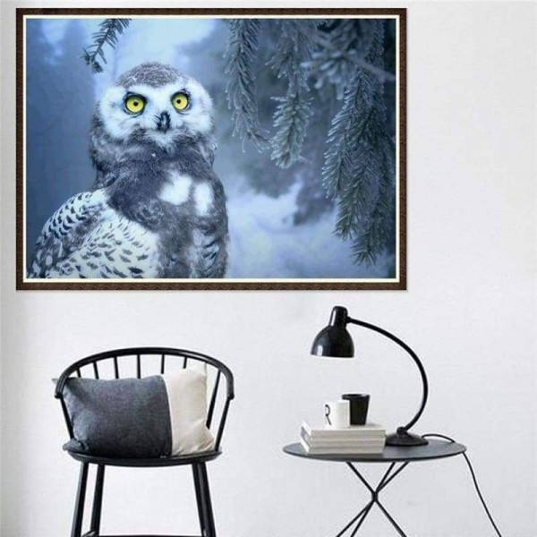 Volledige boor - 5D DIY Diamond Painting Kits Winter Sneeuwuil