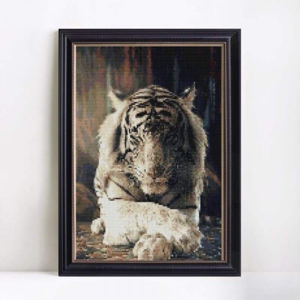 Tiger Decor Volledige Boor - 5D Diy Diamond Painting Kits