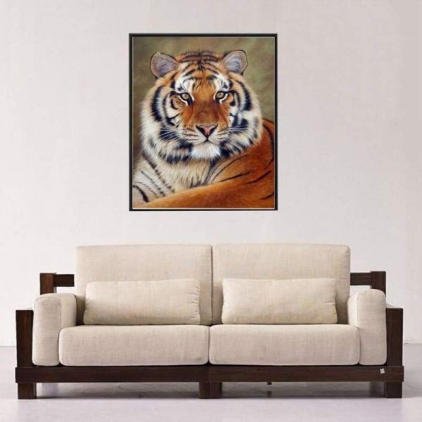 Volledige boor - 5D DIY Diamond Painting Kits Cartoon Animal Tiger