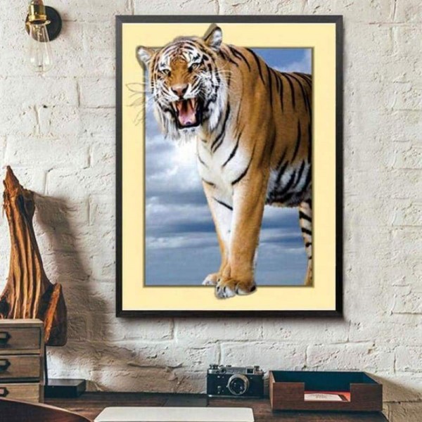 Nieuwe Hot Sale Tiger Full Drill - 5D Diy Diamond Painting Kits QB5071