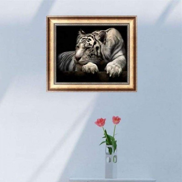 Nieuwe speciale tijger volledige boor - 5D Diy Diamond Painting Kits QB5073