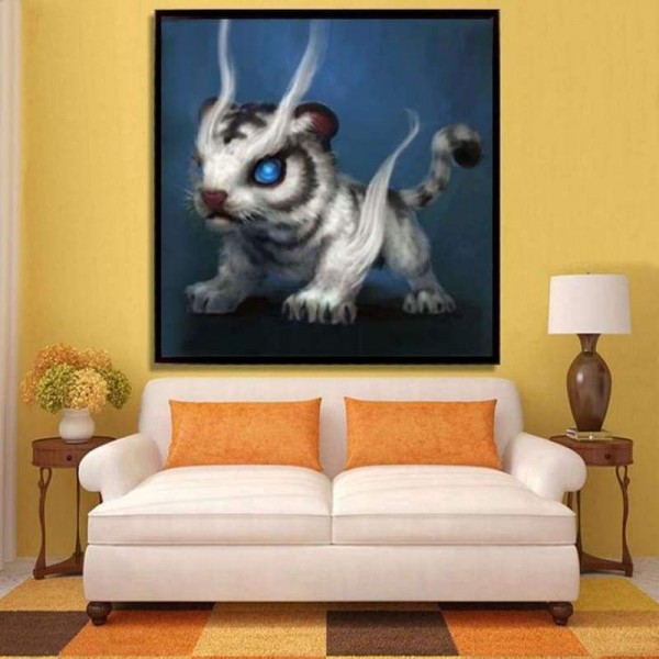 Volledige boor - 5D DIY Diamond Painting Kits Dream Magic Animal Tiger
