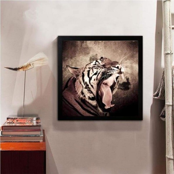Volledige boor - 5D DIY Diamond Painting Kits Sleeped Tiger