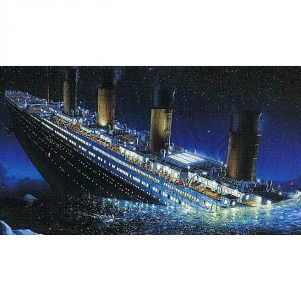 DIY Diamond Painting - Titanic Zinkt Schilderij PIX-552