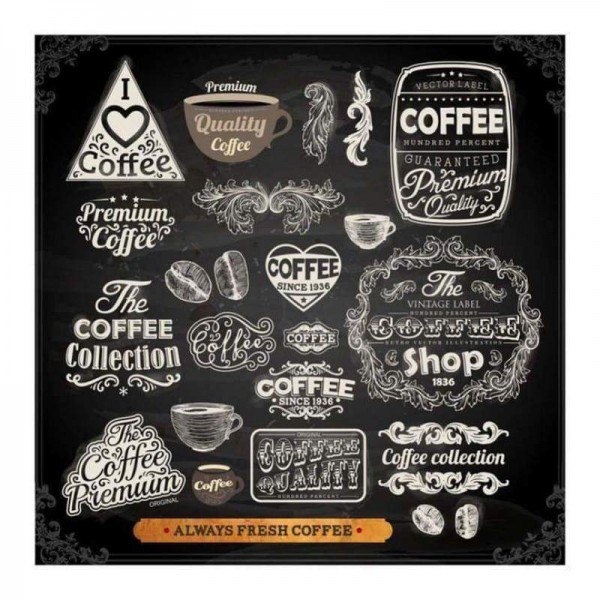 Volledige boor - 5D DIY Diamond Painting Kits Blackboard Guaranteed tekst