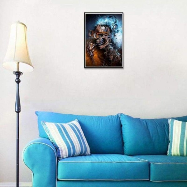 Volledige boor - 5D DIY Diamond Painting Kits Fantastische speciale coole schedel
