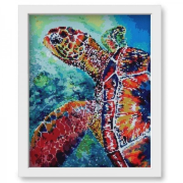 Volledige boor - 5D DIY Diamond Painting Kits Speciaal portret van schildpad