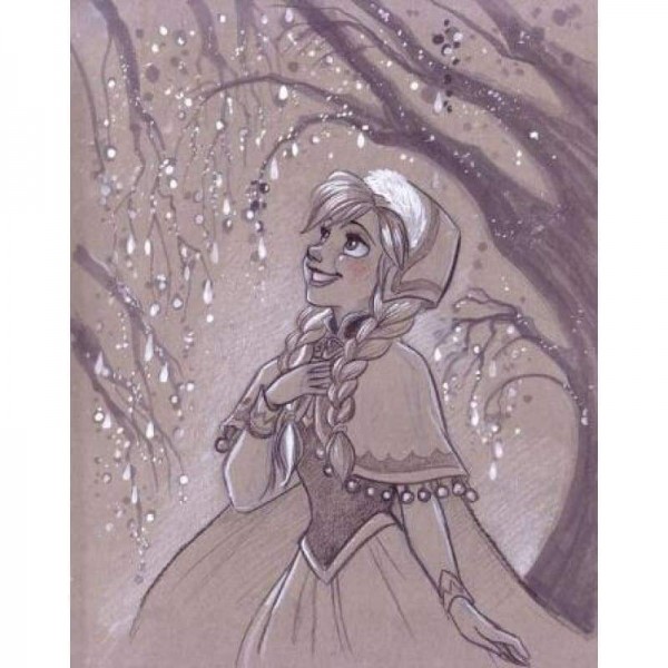 Volledige boor - 5D DIY Diamond Painting Kits Cartoon Beautiful Princess