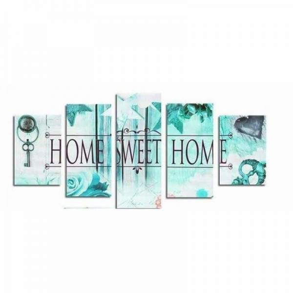 Panelen kunst 'home sweet home'