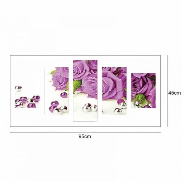 Volledige boor - 5D DIY Diamond Painting Kits Multi Panel Rose