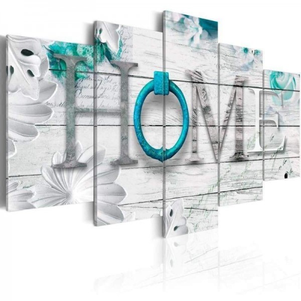 Groot formaat 5 stks Sweet Home Multi Panel Volledige Boor - 5D Diy Diamond Painting Kits