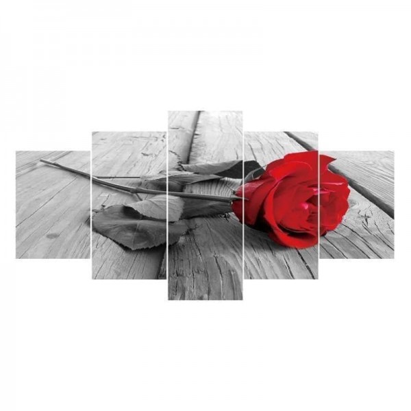 Volledige boor - 5D DIY Diamond Painting Kits Multi Panel Rose