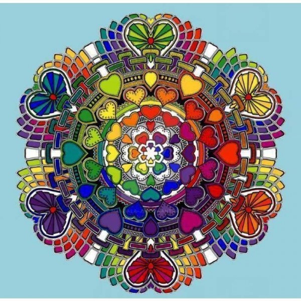 Volledige boor - 5D DIY Diamond Painting Kits Beautiful Mandala