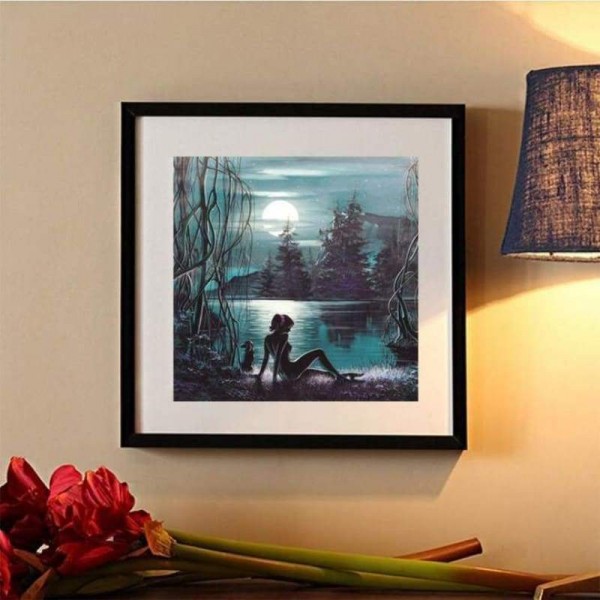 Volledige boor - 5D DIY Diamond Painting Kits Dream Moon Scene Beauty