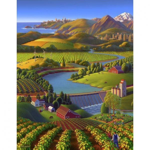 DIY Diamond Painting - Landschappen PIX-2190