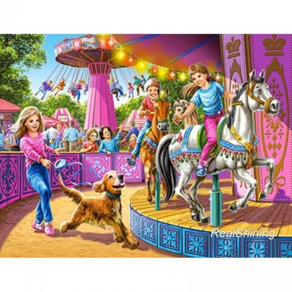 DIY Diamond Painting - Carousel Family PIX-430