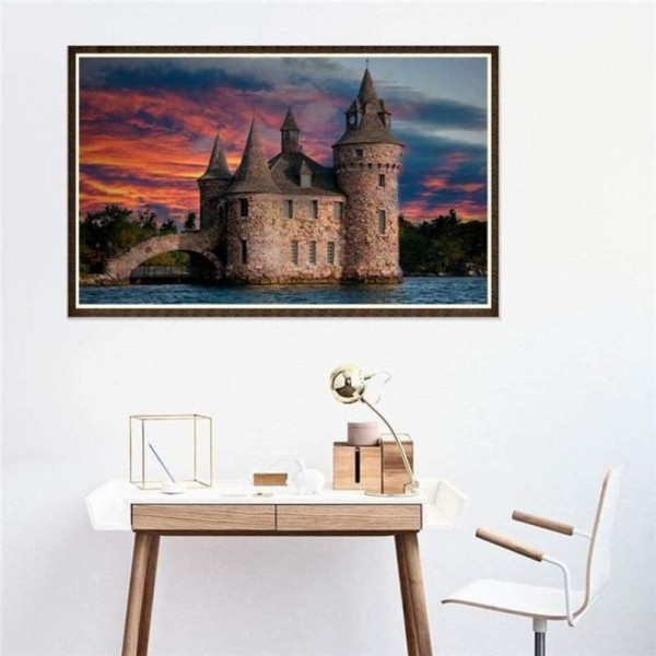 Volledige boor - 5D DIY Diamond Painting Kits Dream Old Castle