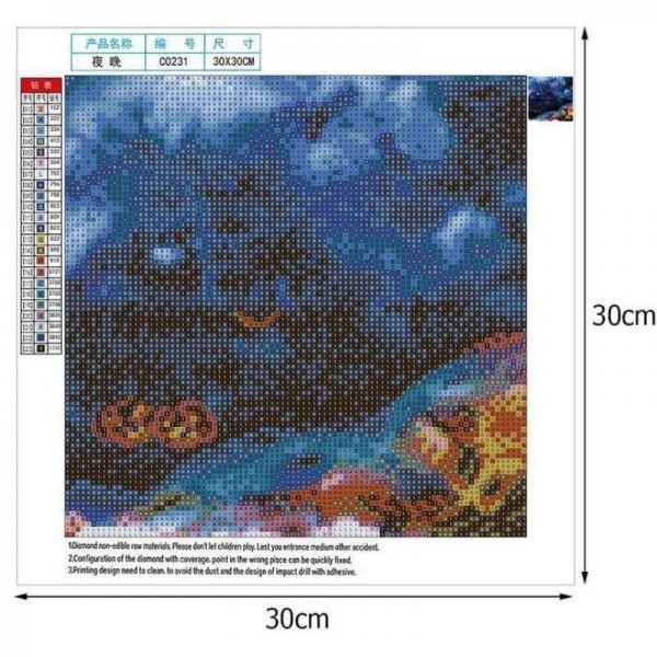 Volledige boor - 5D DIY Diamond Painting Kits Halloween Horror Castle