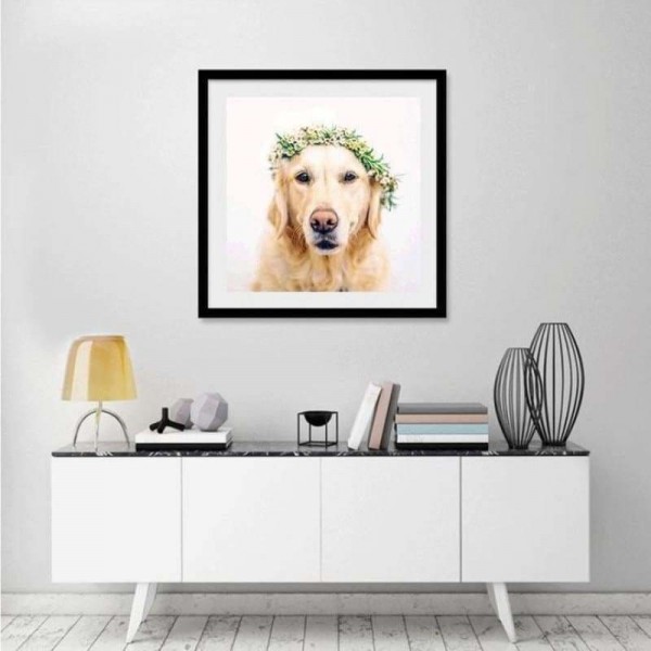 Volledige boor - 5D DIY Diamond Painting Kits Cute Pet Dog