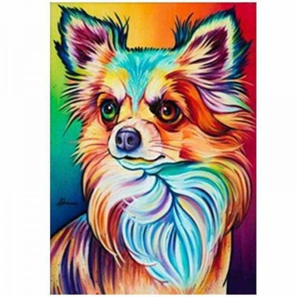 Volledige boor - 5D DIY Diamond Painting Kits Watercolour Pet Dog