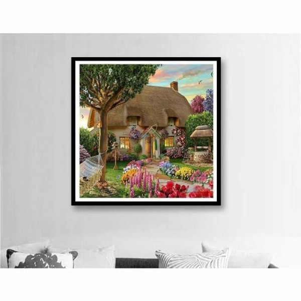 Volledige boor - 5D Diamond Painting Kits Cottage Garden