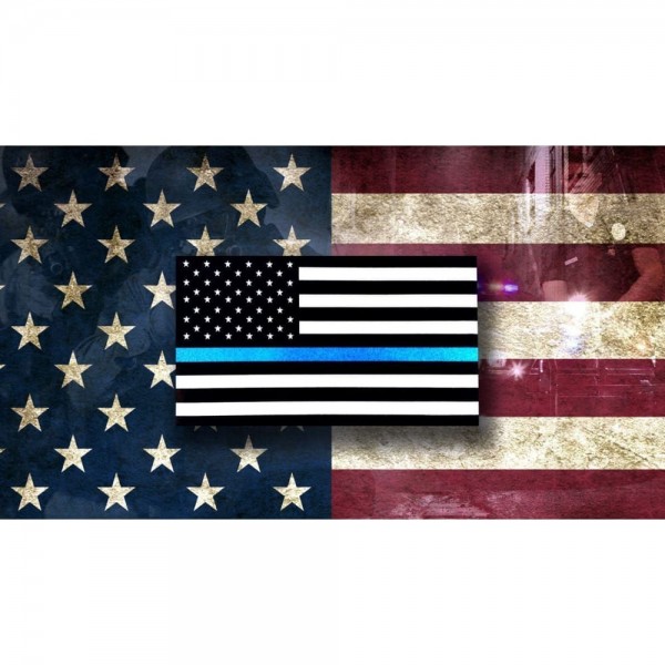 DIY Diamond Painting - Politie beschermt PIX-1321