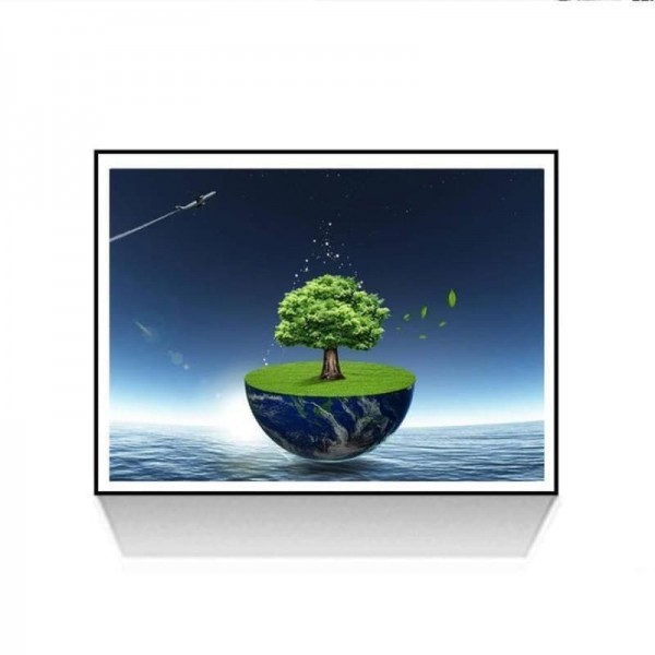 Full Drill - 5D DIY Diamond Painting Kits Fantasy Mystical Tree Island