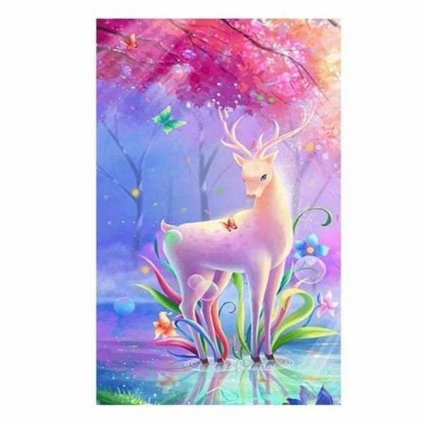 Volledige boor - 5D DIY Diamond Painting Kits Dream Colorful Fantasy Deer