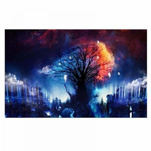 Full Drill - 5D DIY Diamond Painting Kits Cartoon Fantasy The Fairy Tree