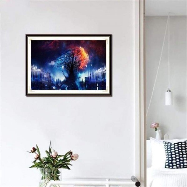 Full Drill - 5D DIY Diamond Painting Kits Cartoon Fantasy The Fairy Tree