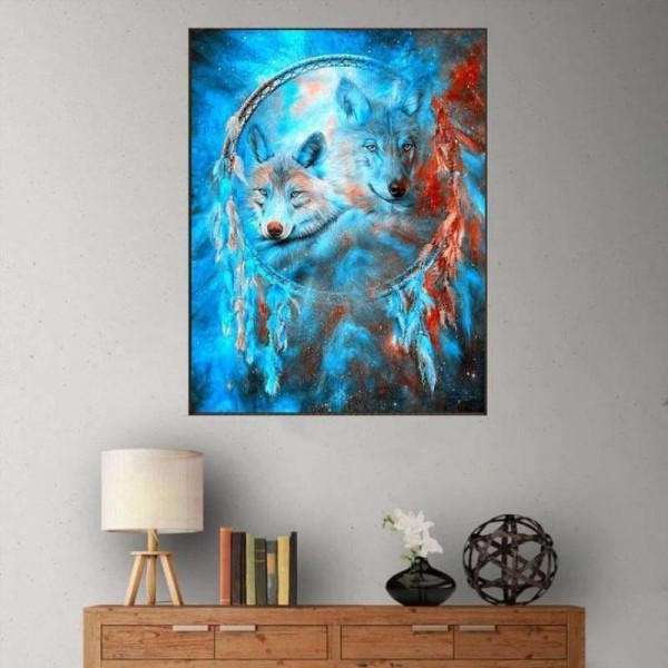 Rhinestone Embroidery Dream Catcher Full Drill - 5D Diy Diamond Painting Kits QB5305