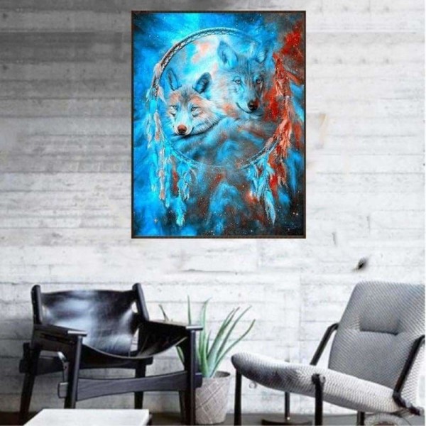 Rhinestone Embroidery Dream Catcher Full Drill - 5D Diy Diamond Painting Kits QB5305