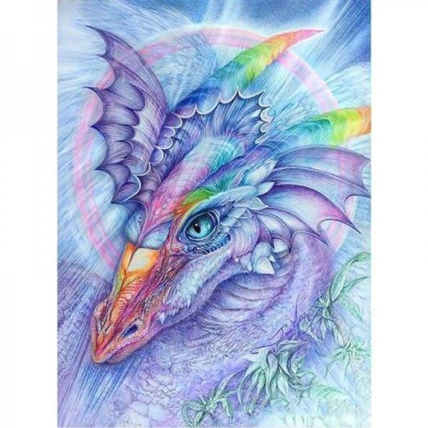 Volledige boor - 5D DIY Diamond Painting Kits Fantastic Dream Rainbow Dragon