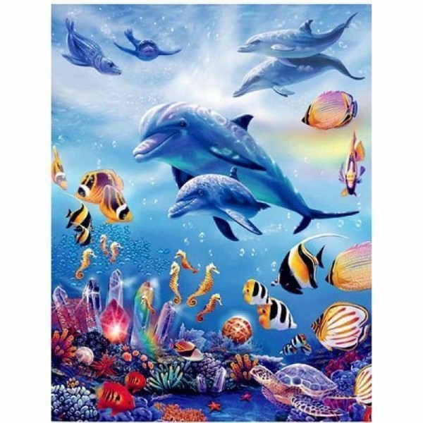 Dolfijnen in tropische wateren