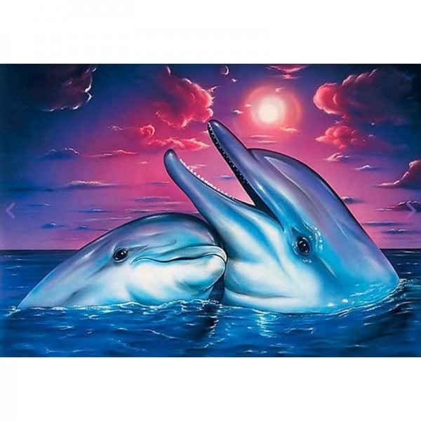 DIY Diamond Painting - Happy Dolphin PIX-424